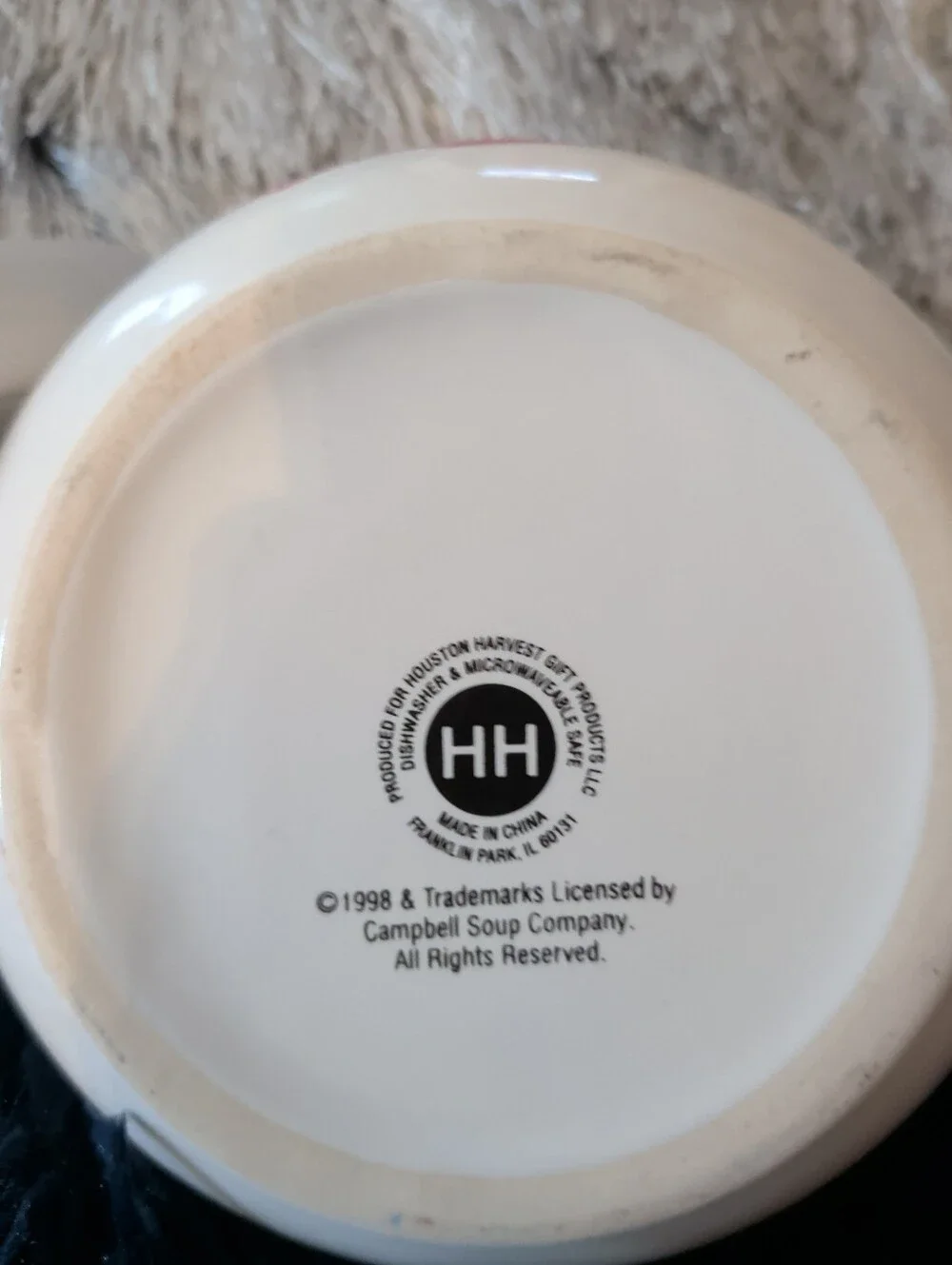 2 Vintage Campbell's Soup Bowls 1998 Flawless